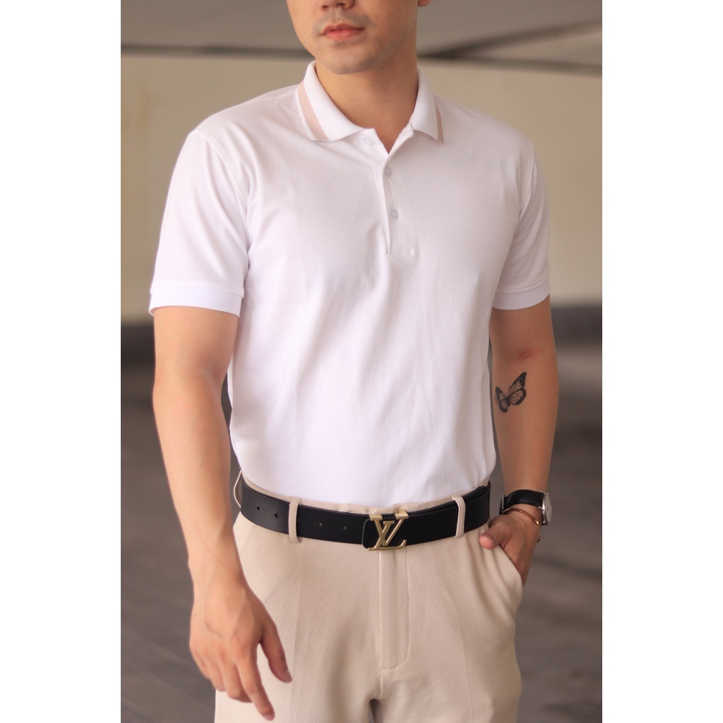 Áo Thun Nam Áo POLO Nam vải Cá sấu cotton Mịn Koolim, Co Giãn 4 Chiều Thoải Mãi, Polo nam