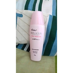 Gel Chống Nắng Dưỡng Trắng Sunplay Skin Aqua Silky White Gel SPF 50+ PA++++ (30g)