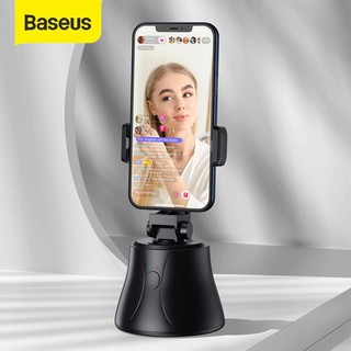 Đế kẹp điện thoại thông minh chống rung, xoay 360° hỗ trợ chụp ảnh, livestream Baseus 360°AI Following Shot Tripod Head