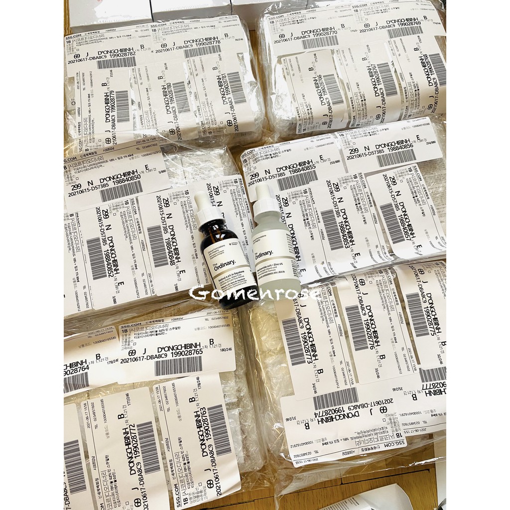 The Ordinary Serum Niacinamide 10% + Zinc 1% sáng da, giảm mụn đầu đen, se khít lỗ chân lông ngừa mụn 30ml