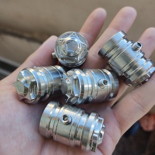 Chụp (che) cốt giò đạp [INOX -  mẫu ngôi sao] - [FREESHIP XTRA] - dành cho nhiều loại xe