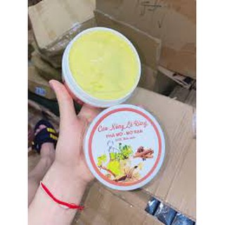 Cao lá nóng tan mỡ mờ rạn