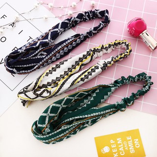 Băng Đô Turban Thổ Cẩm Quả Trám Bờm Tóc Vải Voan Xô Mát Lạnh Không Bí Rít !
