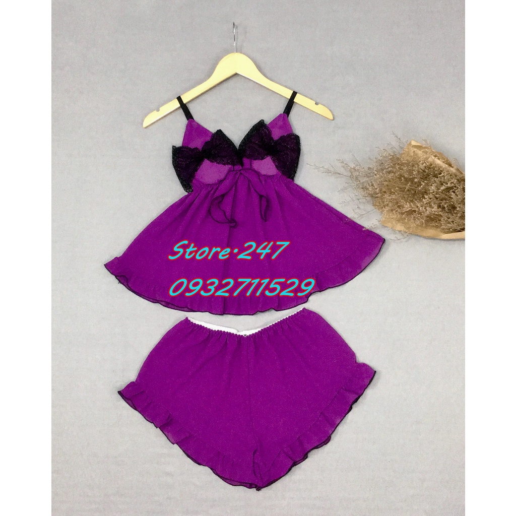 (45kg - 60kg) BỘ VOAN MẶC NGỦ CÓ MÚT DỄ THƯƠNG, VOAN XỊN MỎNG MẶC MÁT KHÔNG NHĂN - HÀNG NHÀ MAY BAO ĐẸP | BigBuy360 - bigbuy360.vn