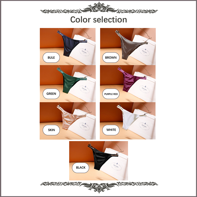 Quần lót màu trơn không đường may quyến rũ cho nữ