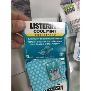 Miếng ngậm thơm miệng Listerine Cool Mint