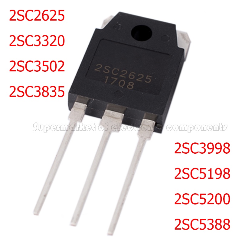 Set 2 Linh Kiện Bán Dẫn 2SC2625 2SC3320 2SC3502 2SC3835 TO-3P 2SC3998 2SC5198 2SC5200 2SC5388 TO3P