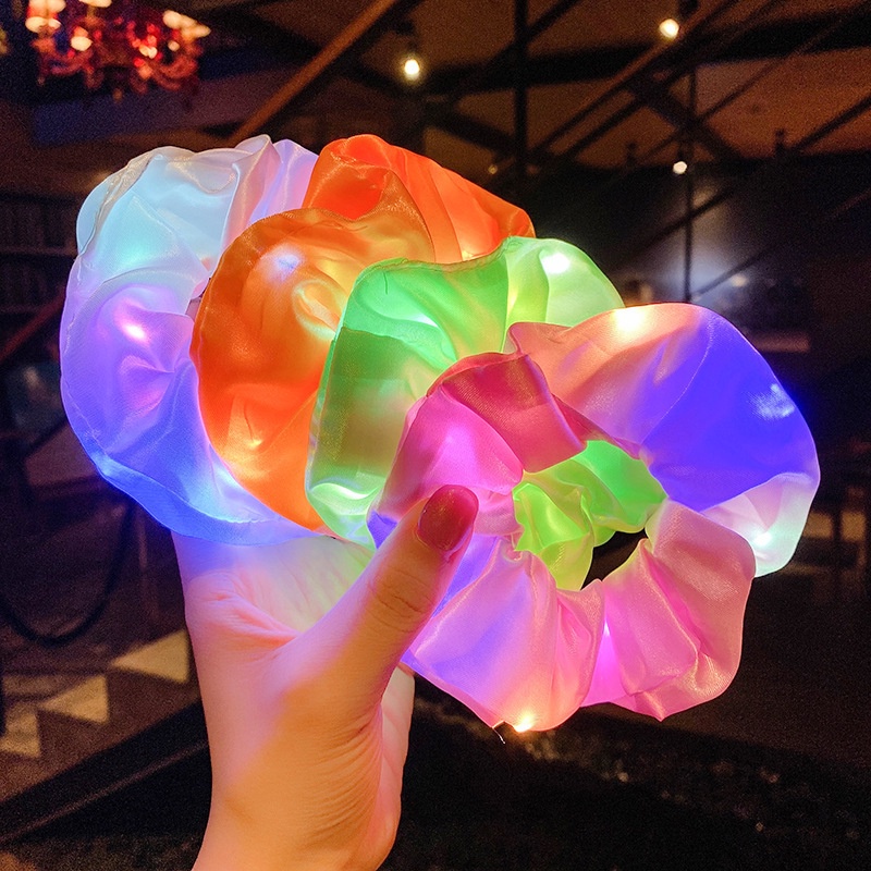 Dây Cột Tóc Có Đèn Led Phát Sáng Dành Cho Nữ