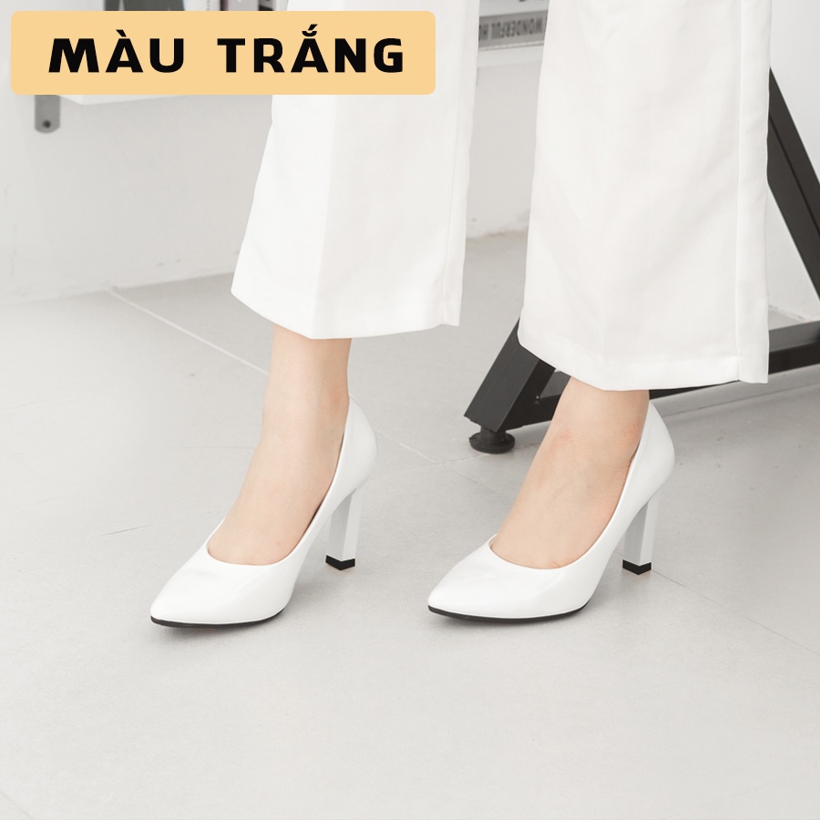 GIÀY CAO GÓT JICO MŨI TRƠN CAO 5 PHÂN -