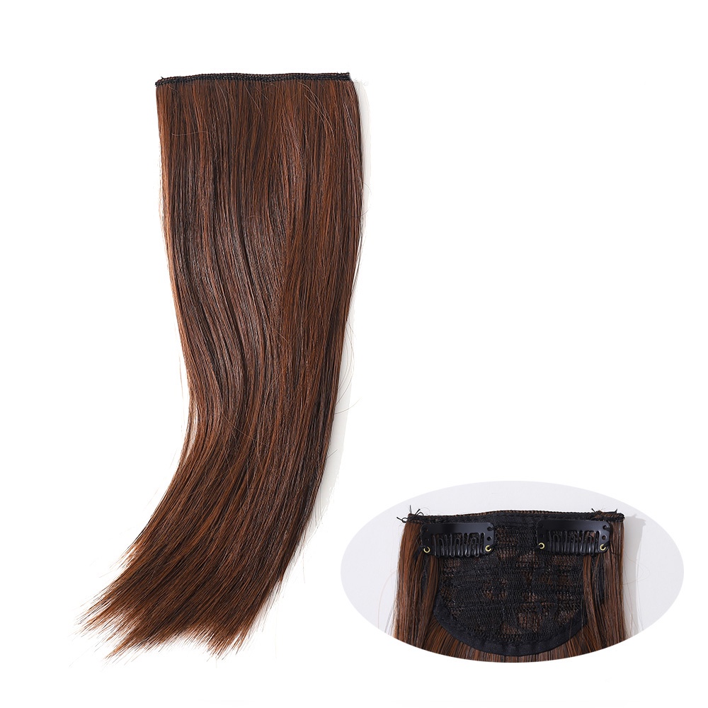 Lọn tóc giả tự nhiên hợp thời trang cho nữ 25cm tóc giả mái bên tóc nối