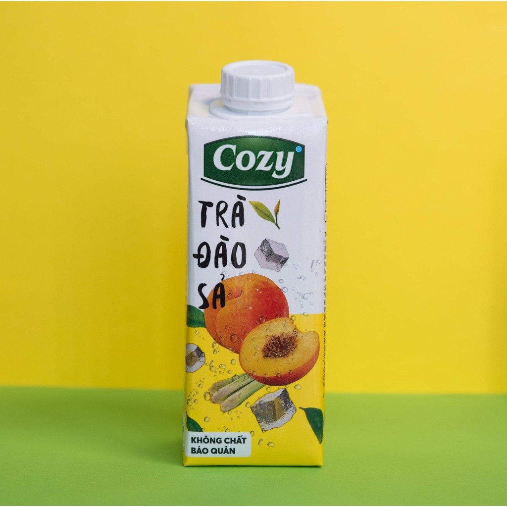 Trà cozy  đủ 3 vị trà đào xả , trà vải , trà tắc mật ong