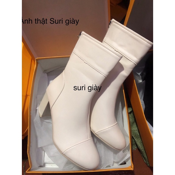 Bốt nữ mũi tròn da lỳ mềm êm chân siêu hot | BigBuy360 - bigbuy360.vn