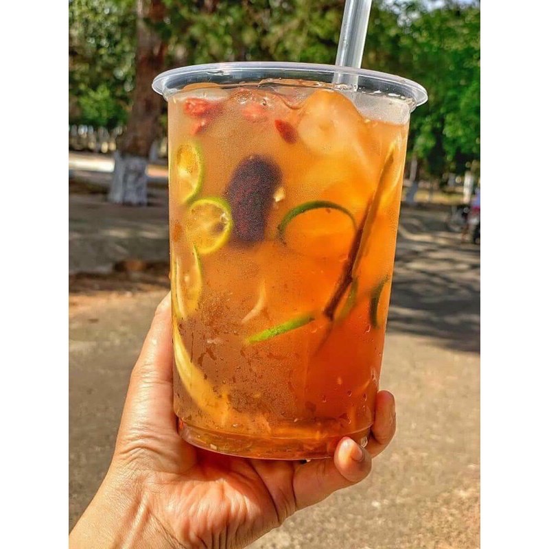 TRÀ LIPTON CAM THẢO XÍ MUỘI THẢO MỘC GIẢI NHIỆT