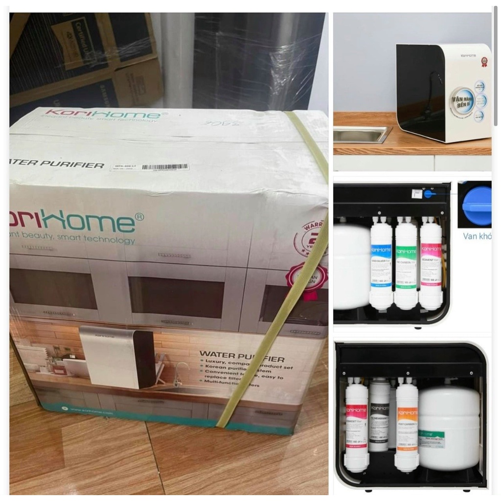 Máy lọc nước RO Korihome WPK-606-LT 6 lõi- Điện máy Sunmy- Bảo hành chính hãng