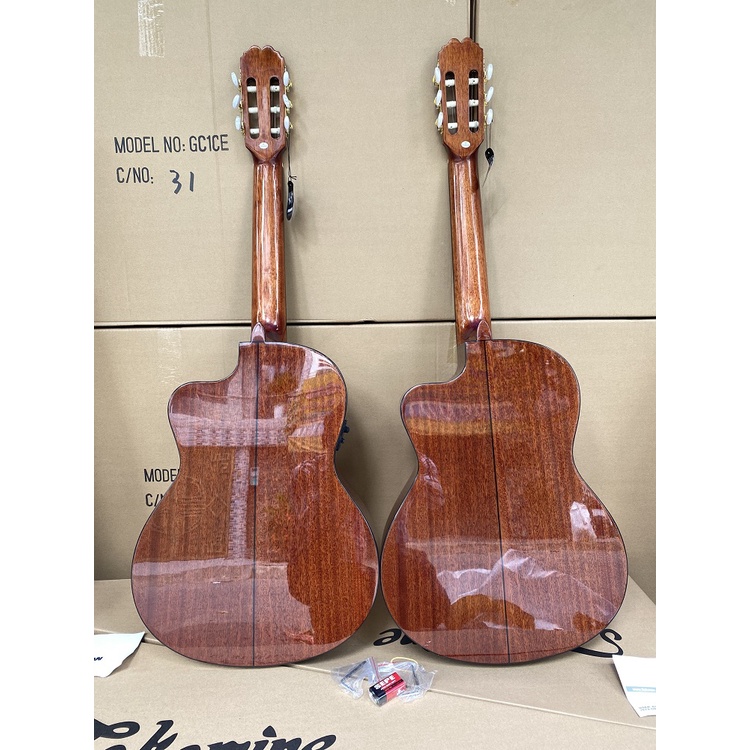 Guitar classic Takamine GC1CE dáng khuyết EQ