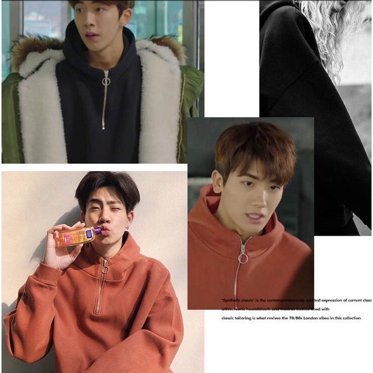 [ORDER] ÁO HOODIE NAM KÉO KHÓA CỔ KÈM MŨ TRÙM ĐẦU | BigBuy360 - bigbuy360.vn