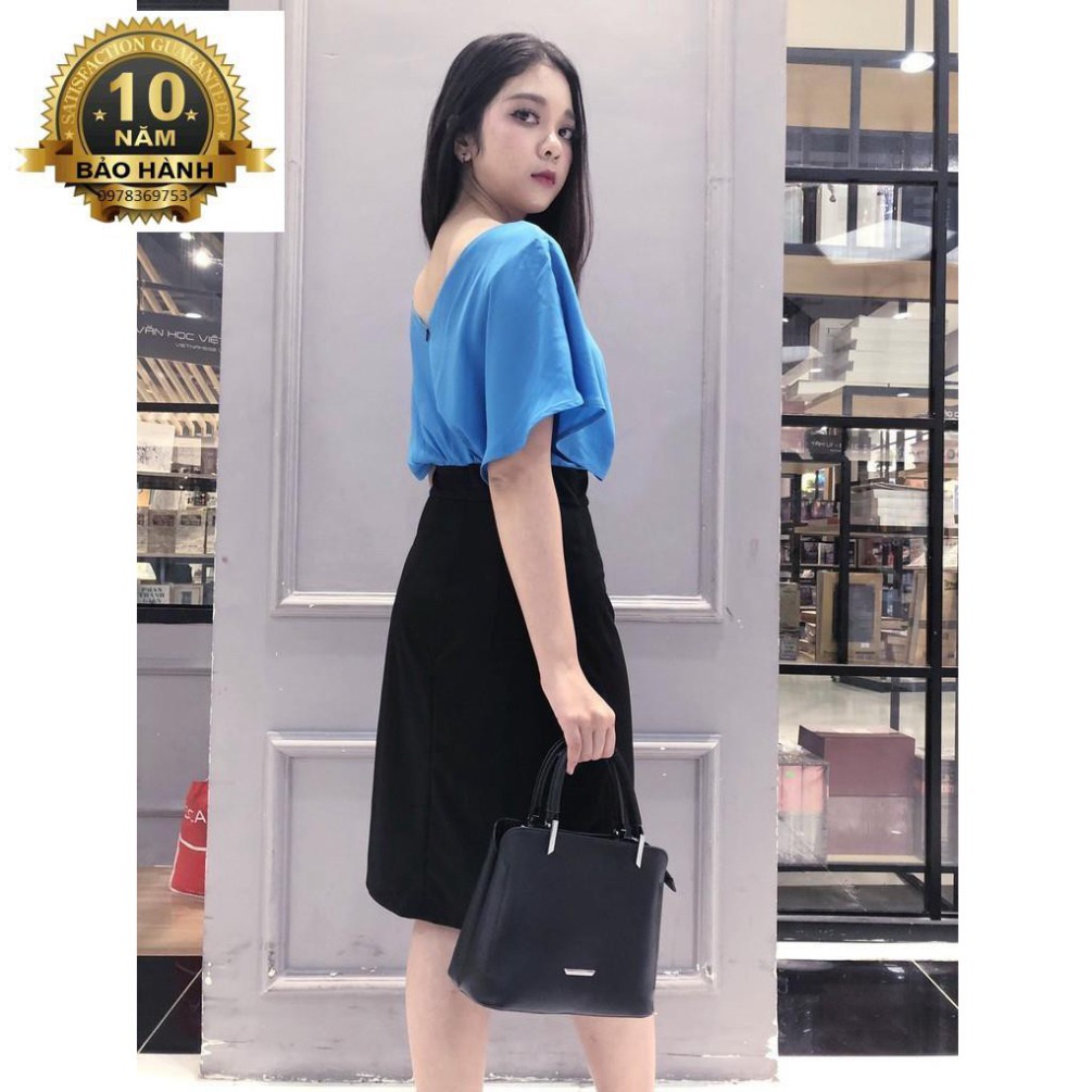 SALE - ĐẦM TAY CÁCH DƠI CHÂN VÁY A MS339 CÔNG SỞ, DỰ TIỆC, ĐI DẠO - CÓ 2 MÀU Tặng Kèm Nước Hoa