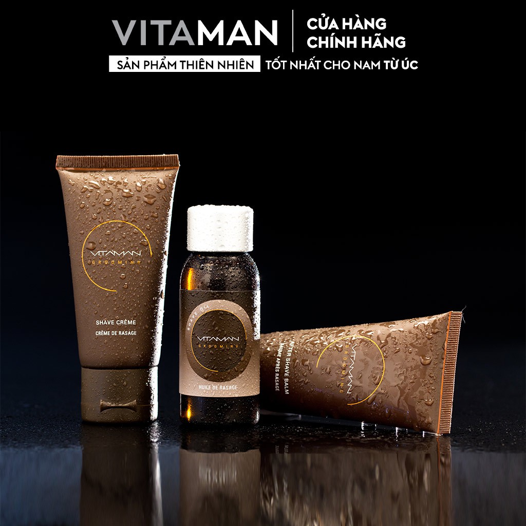 Kem Cạo Râu Dành Cho Nam Vitaman Grooming Shave Crème 150ml