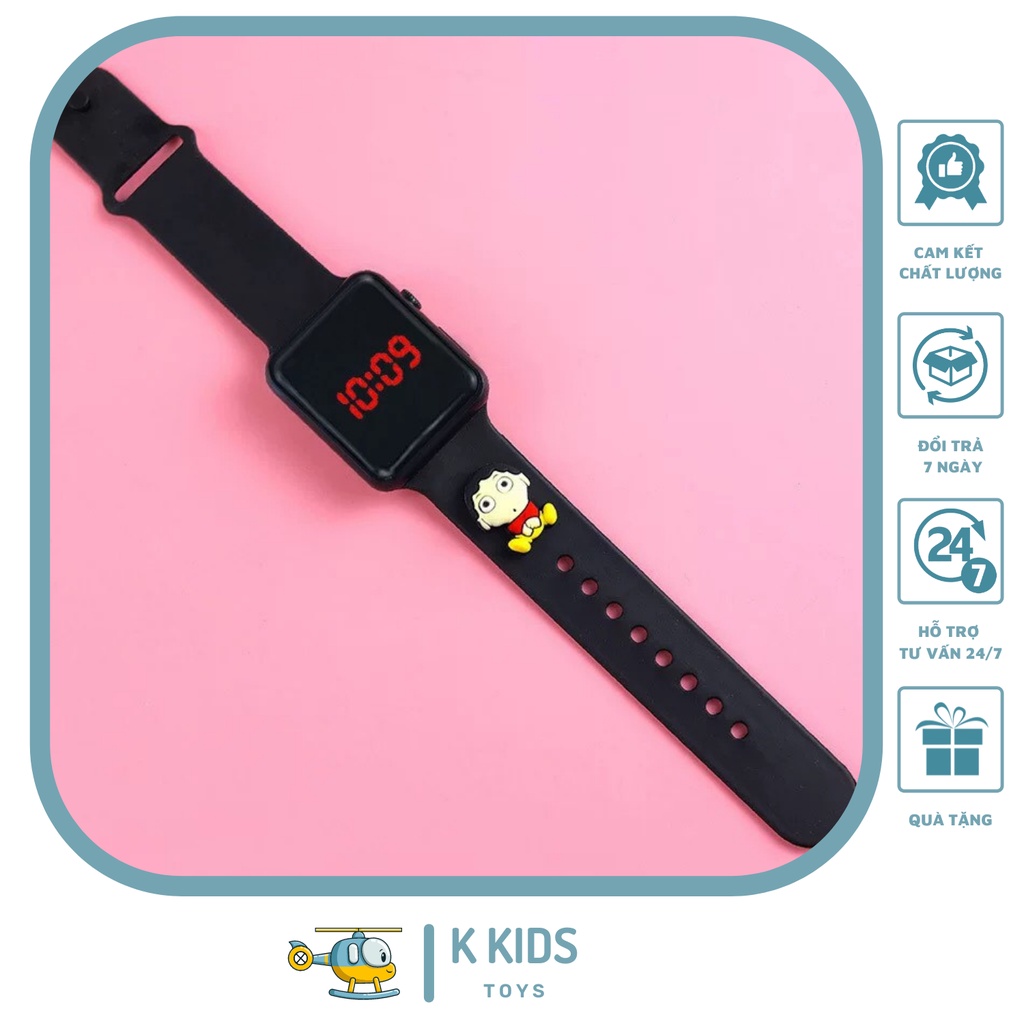 Đông hồ trẻ em DISNEY ZGO vuông dễ thương | BigBuy360 - bigbuy360.vn