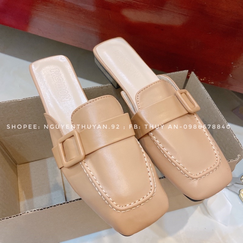 Sục nữ da mềm mũi vuông ⚡️ANDUSTORE⚡️