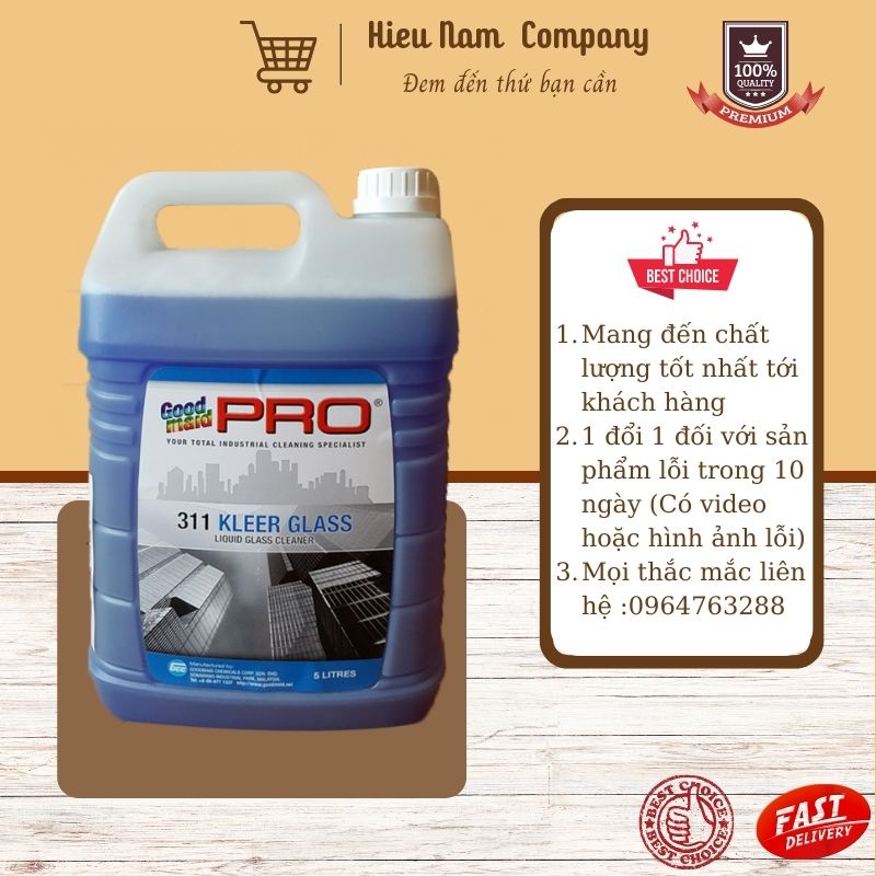 Hóa chất lau kính Goodmaid Pro 311