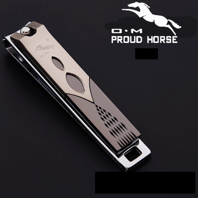 Bấm Cắt Móng Tay , Kìm Cắt Móng Tay PROUD HORSE 221-14 INOX Cao Cấp Có Lỗ Treo Móc Khóa Xe