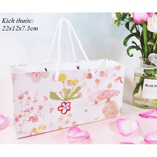 Túi giấy đựng bánh kẹo hình hoa lá