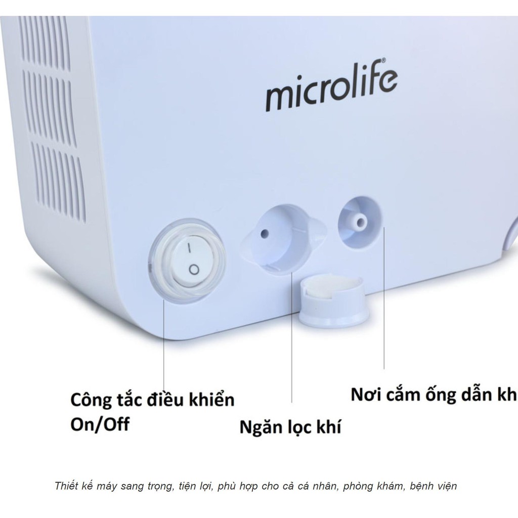 MÁY XÔNG MŨI HỌNG MICROLIFE NEB 200, [Microlife/thụy sỹ]