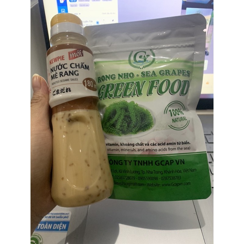 Rong nho Green Food Organic 1 túi 100gr nở ra 500gr rong nho tươi | BigBuy360 - bigbuy360.vn