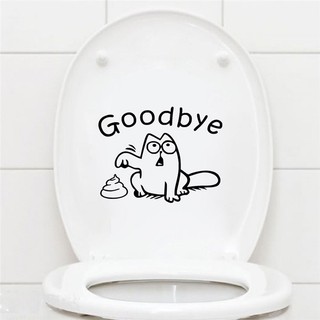 Decal Dán Tường Trang Trí Phòng Tắm Goodbye