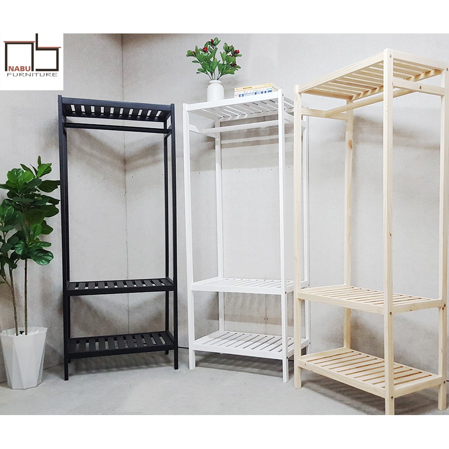 GIÁ TREO QUẦN ÁO NABU 3 TẦNG