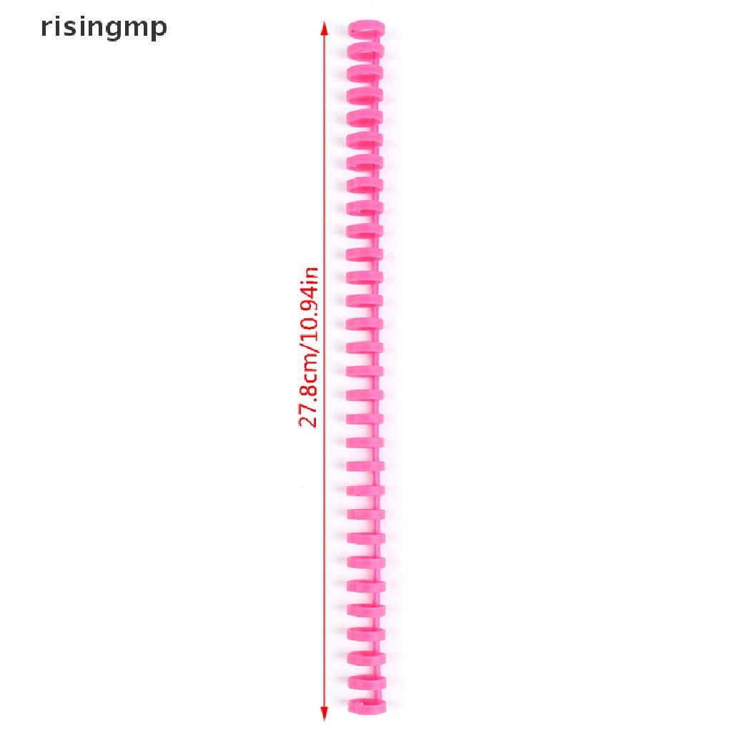 Vòng Xoắn Bằng Nhựa 30 Lỗ Chuyên Dụng Cho Giấy A4 A5 A6 ♨Trên đó