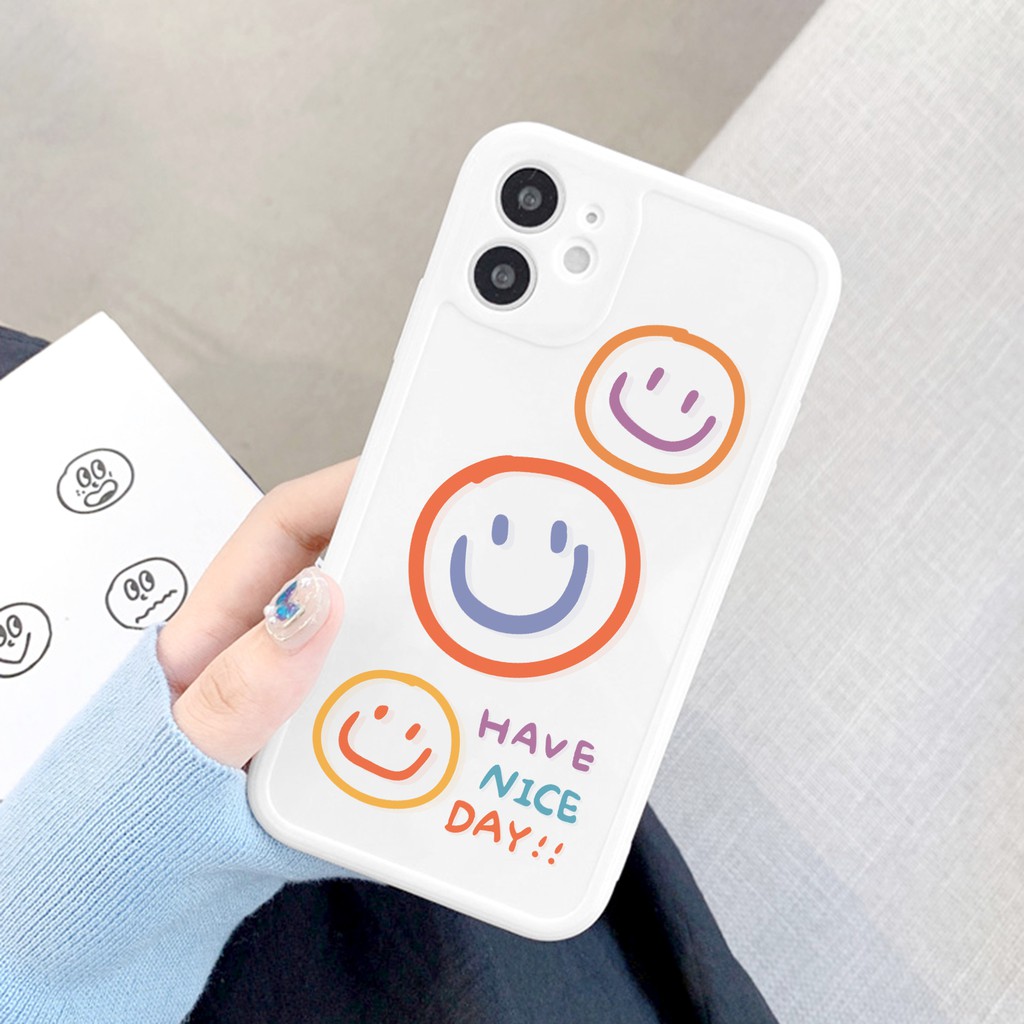 Ốp lưng iphone Haha bóng cạnh vuông 5/5s/6/6plus/6s/6splus/7/7plus/8/8plus/x/xr/xs/11/12/pro/max/plus/promax | BigBuy360 - bigbuy360.vn