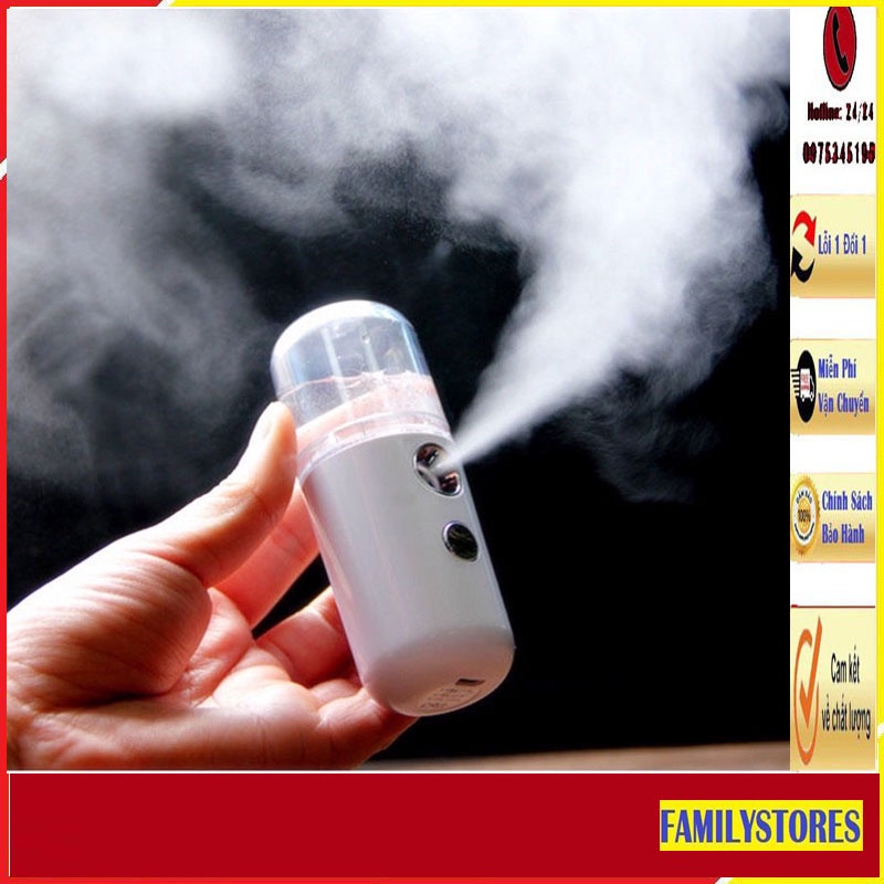 [Deal Hot] Máy xông mặt xịt khoáng Nano MX31-máy phun sương tạo ẩm mini tích điện cao cấp