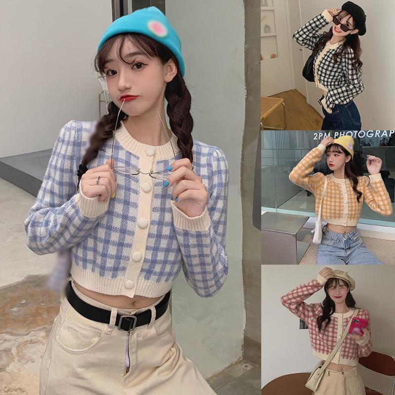 Áo khoác Cardigan dệt kim tay dài phối nút thiết kế thanh lịch cho phái nữ