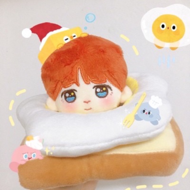 Mũ bánh mì cho doll 15,20cm