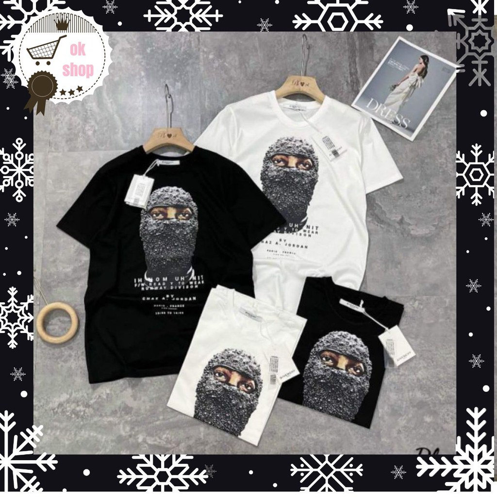 Áo Phông Nữ Hình Mặt Người Bịt Kín (40kg - 65kg)Tay Lỡ Vải cocton100% 02 | BigBuy360 - bigbuy360.vn