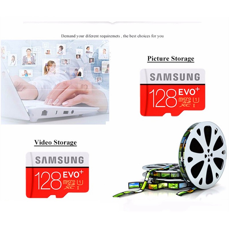 Nơi✲❦✖Thẻ Nhớ Samsung 128gb 100mb/s Micro SD Class 10 Uhs-1 Tf/Sd | BigBuy360 - bigbuy360.vn