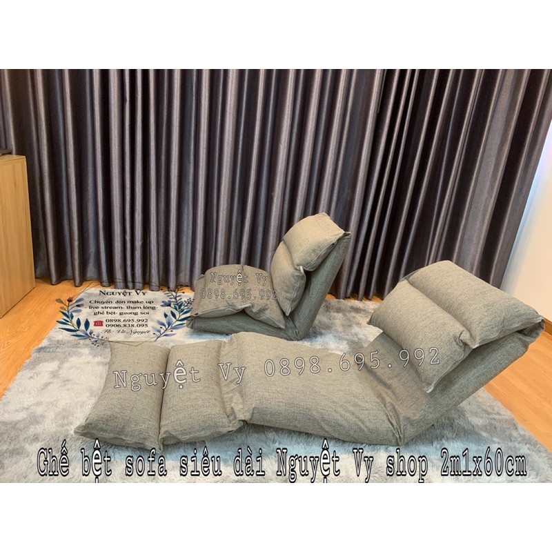 Siêu phẩm ghế bệt tựa lưng nằm ngồi đa năng 2m1x60cm Việt nam sản xuất | BigBuy360 - bigbuy360.vn