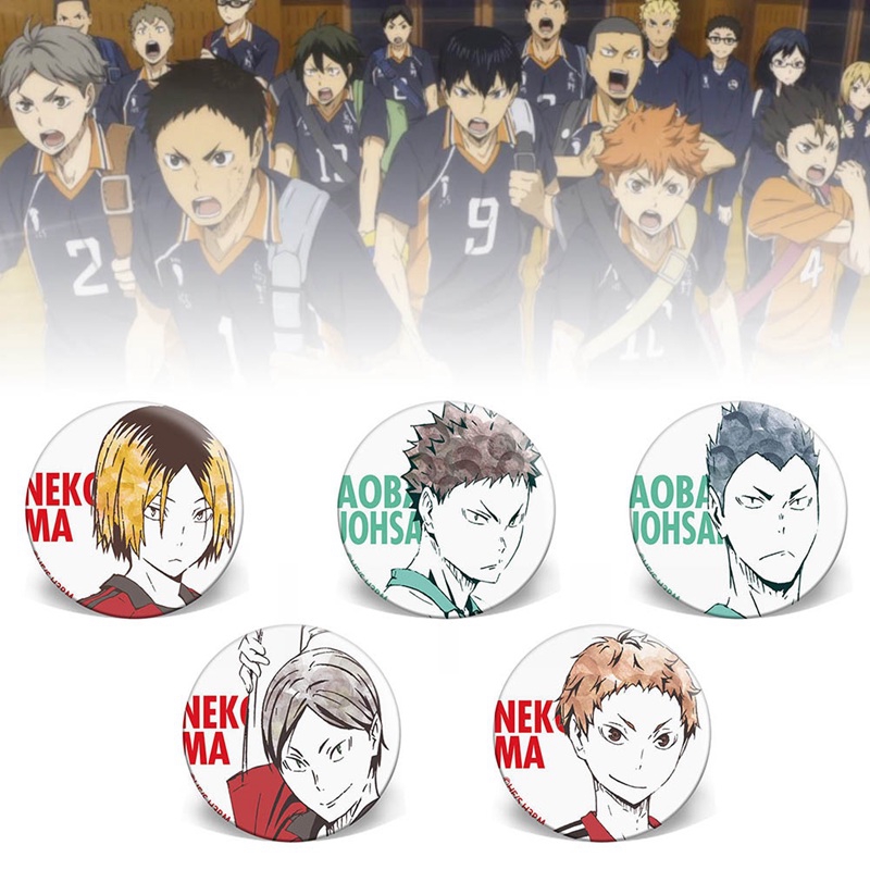 Trâm cài áo họa tiết Anime Haikyuu Hinata Syon