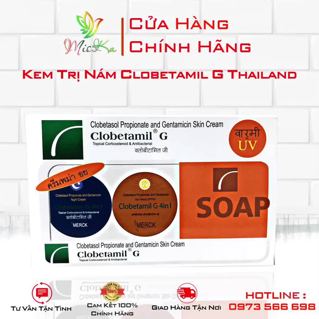 Combo 02 Bộ Kem Nám Clobetamil G Thái Lan | BigBuy360 - bigbuy360.vn