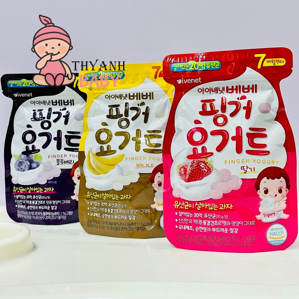 Sữa chua khô Ivenet Hàn Quốc nhiều vị