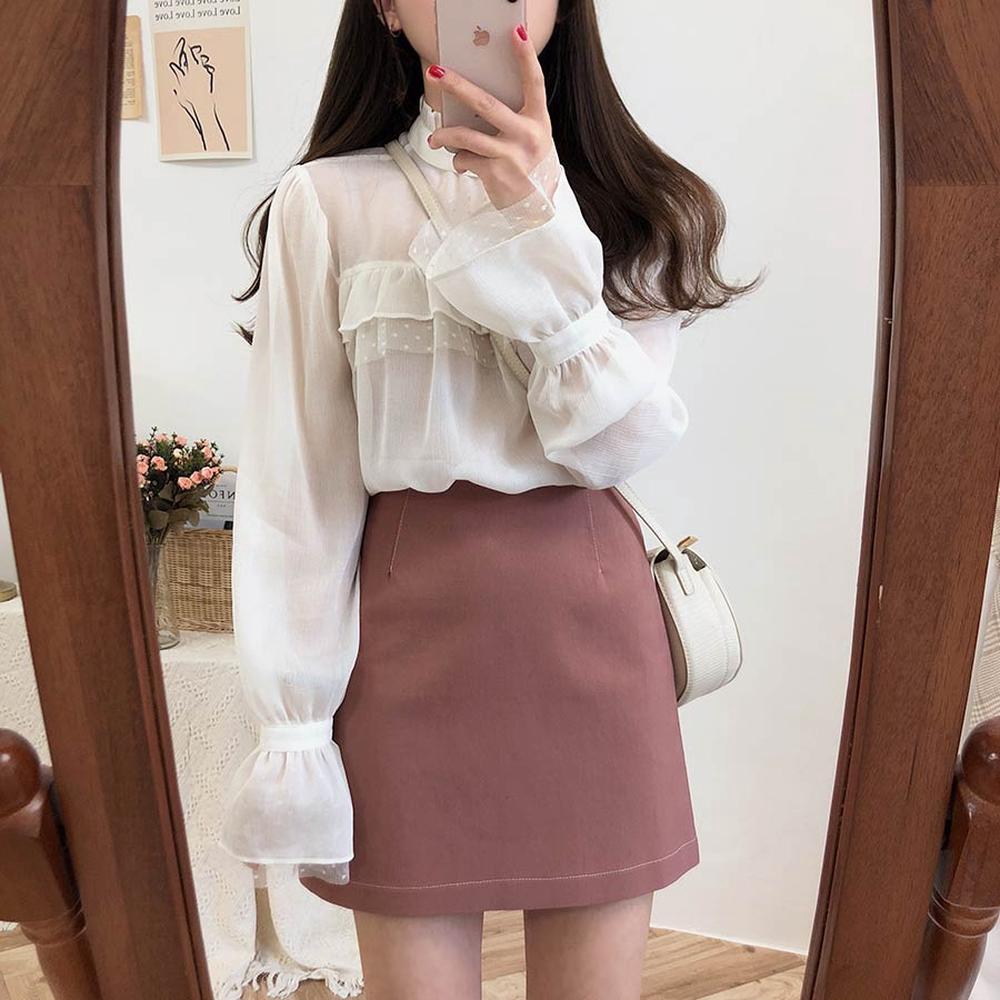 Chân Váy Dáng Chữ A Màu Trơn Phong Cách Công Chúa 2736027360 | BigBuy360 - bigbuy360.vn