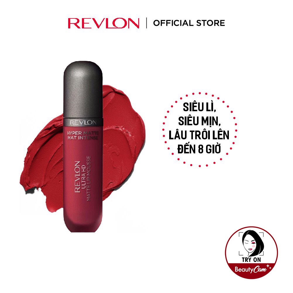 Son kem siêu lì Revlon Ultra HD Lip Mousse™ Hyper Matte 5.9ml