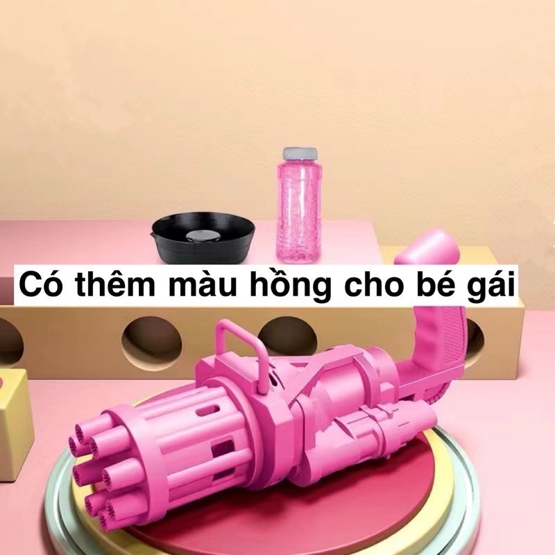 Súng Bắn Bong Bóng Xà Phòng 8 Nòng