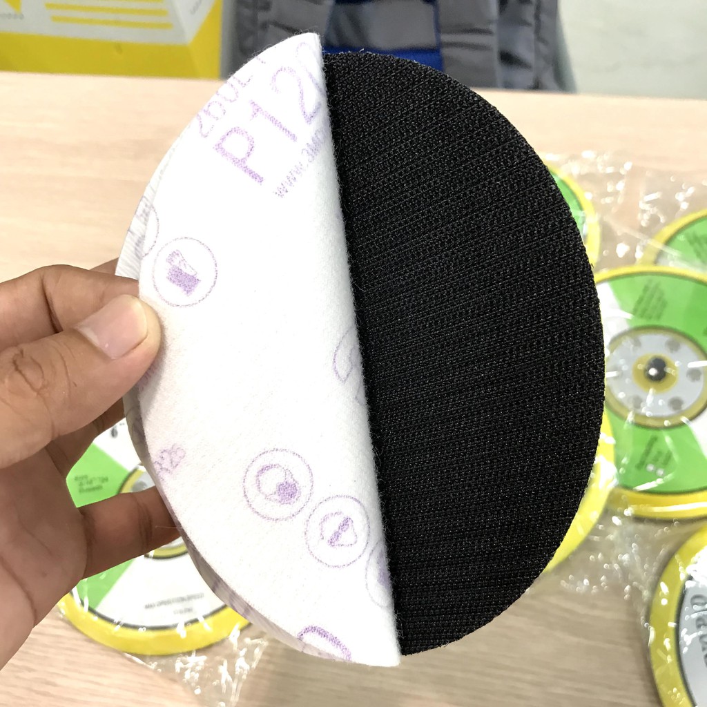 Đế máy chàm nhám tròn hơi 5" - 6"