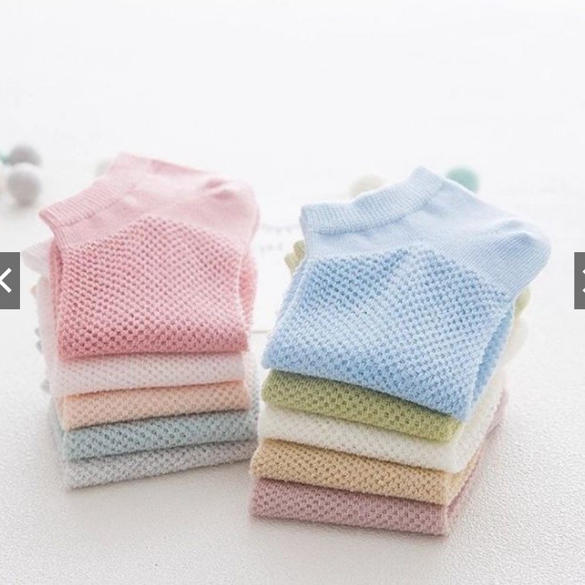 Set 5 đôi tất lưới mùa hè cho bạn nữ