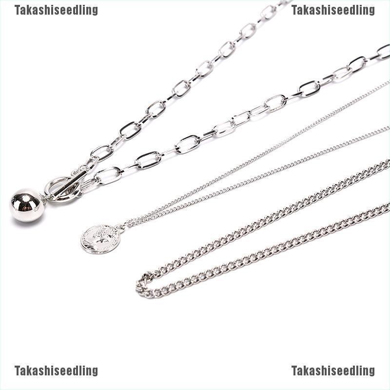 Dây Chuyền Nhiều Lớp Bằng Kim Loại Thời Trang Dành Cho Nữ