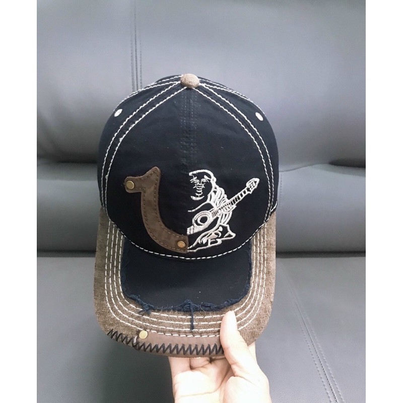 Nón lưới trai ông địa đàn kaki