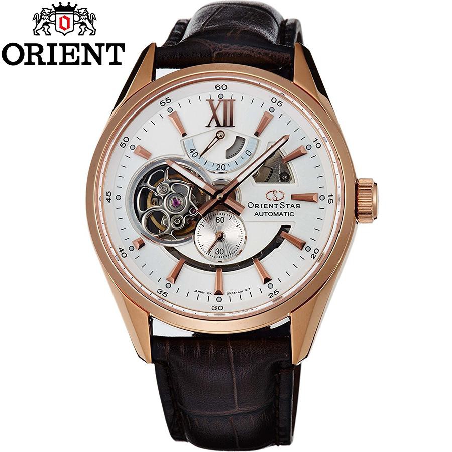 Đồng hồ nam dây da Orient Star SDK05003W0